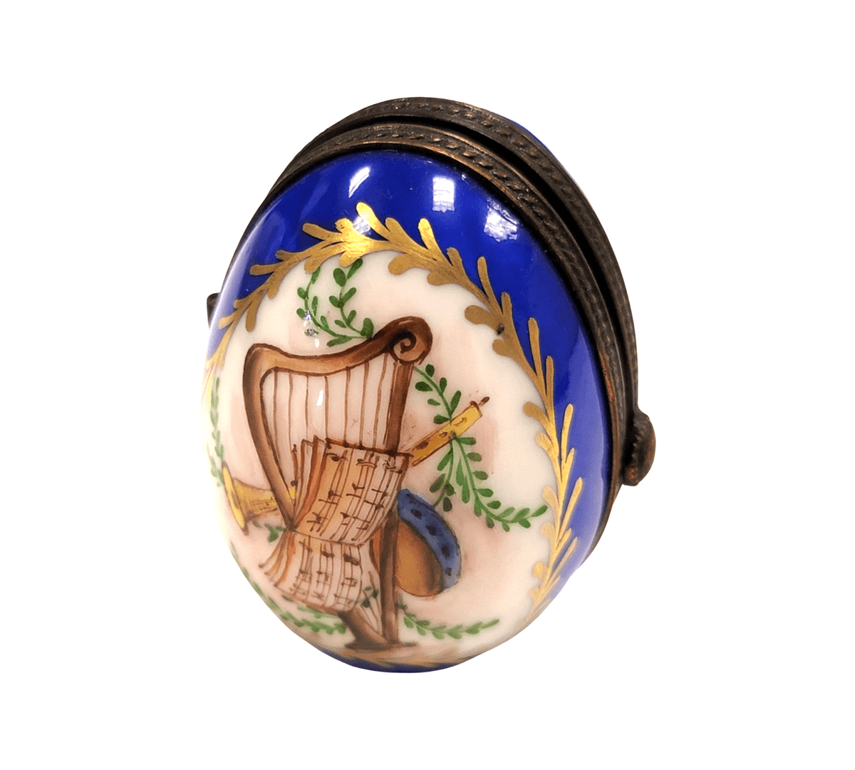 Blue Music Oval Picture Frame Box, view 4