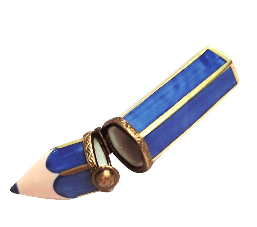 Blue Pencil Limoges Box for Art Lovers, view 2