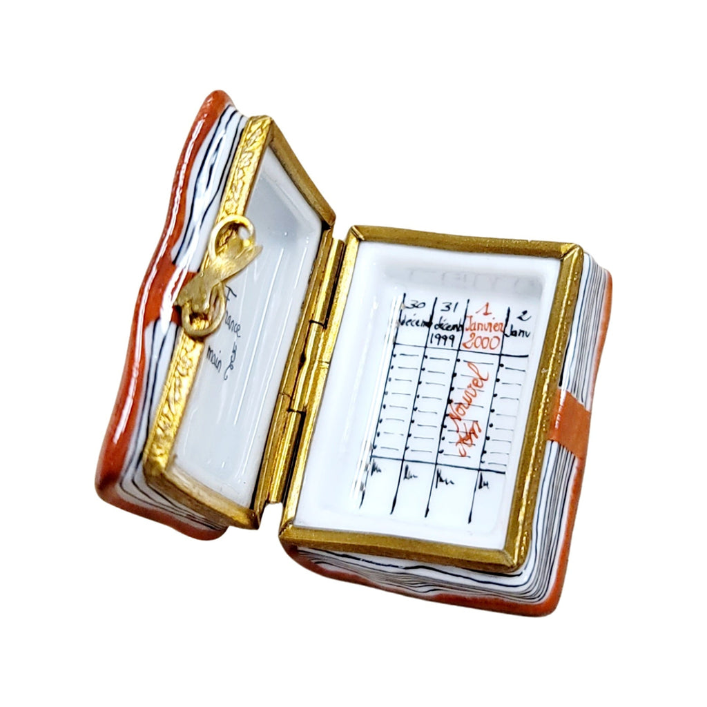 Book Agenda 2000 Limoges Porcelain Art Object, view 2