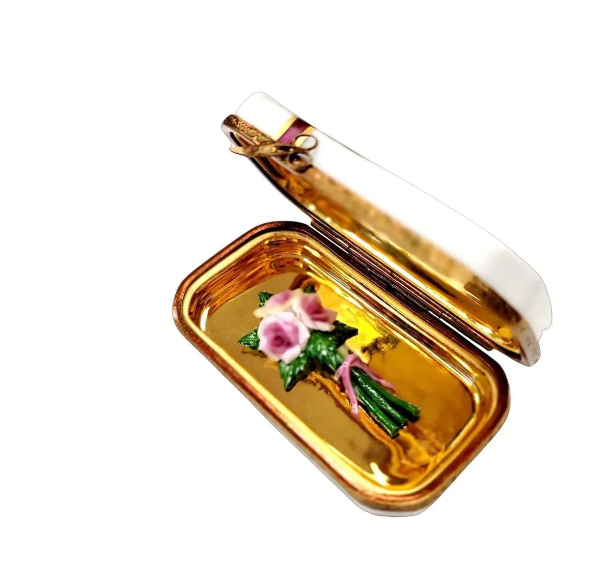 Artisan-painted Bouquet of Flowers Limoges box from France, a cherished collectible