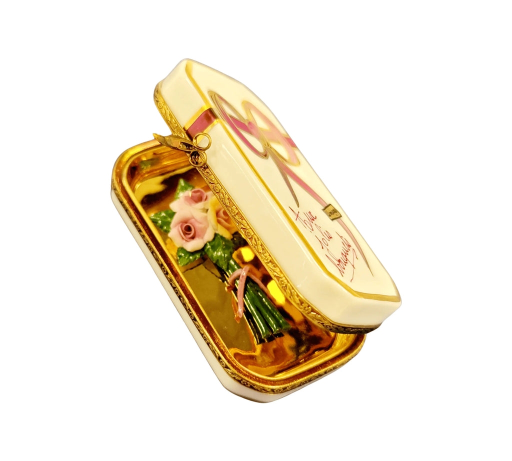 Bouquet of Flowers Limoges Box for Elegant Gifts, view 9