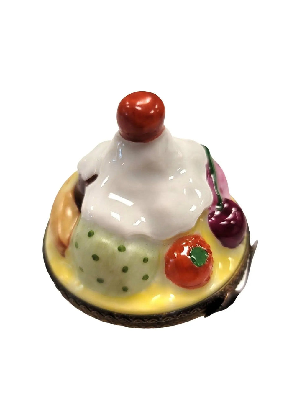 Bowl of Ice Cream Sunday Limoges Box Figurine, view 6