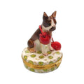 Limoges Boutique presents the Boxer Dog Gloves, a genuine Limoges box painted by hand in France
