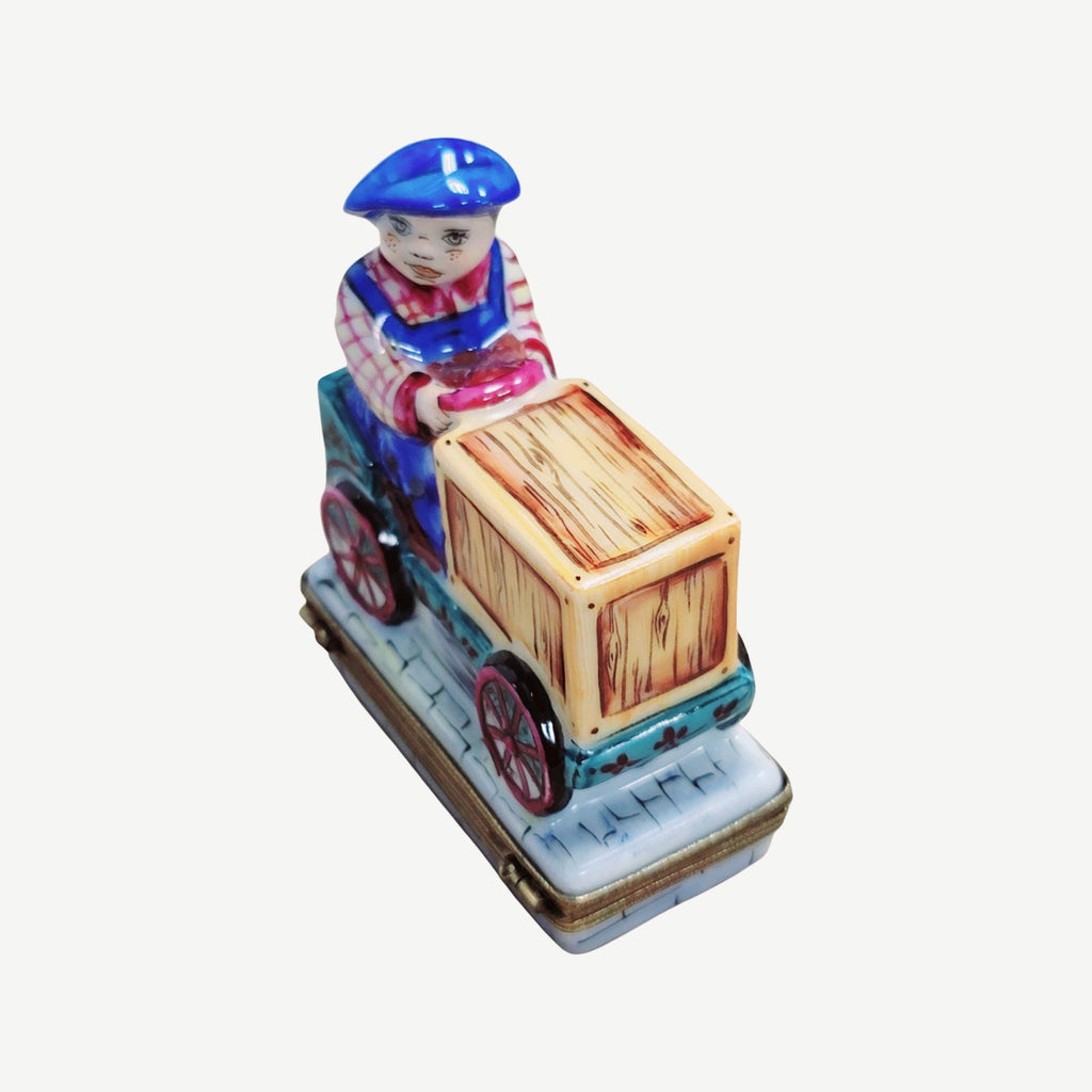 Boy on Cart Bike Limoges for Kids, view 8