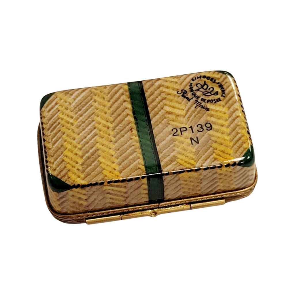 Brown Suitcase Limoges Box for Travel Enthusiasts, view 4