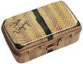 Brown Suitcase Limoges Box for Travel Enthusiasts, a hand-painted Limoges porcelain gift