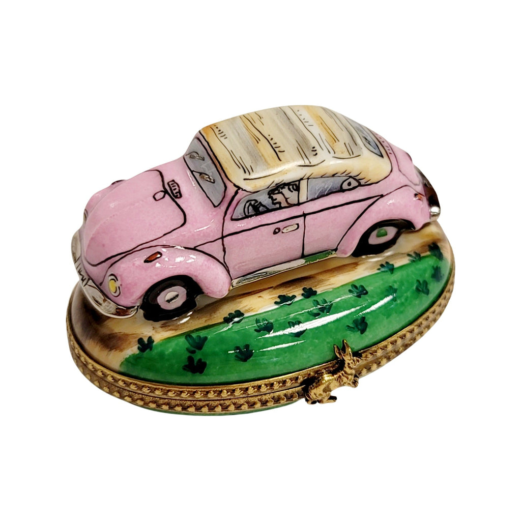 Love Car Hippie Limoges Box Figurine, view 6