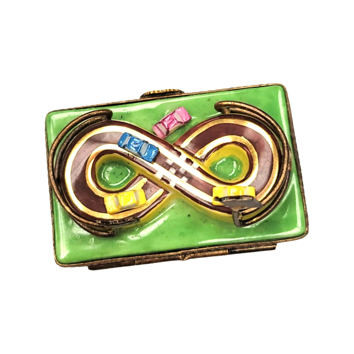 Car Race Track Limoges Box for Racing Enthusiasts, view 4