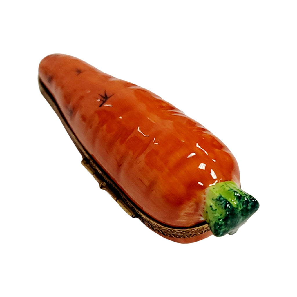 Carrot with Brown Rabbit Limoges Box, view 5