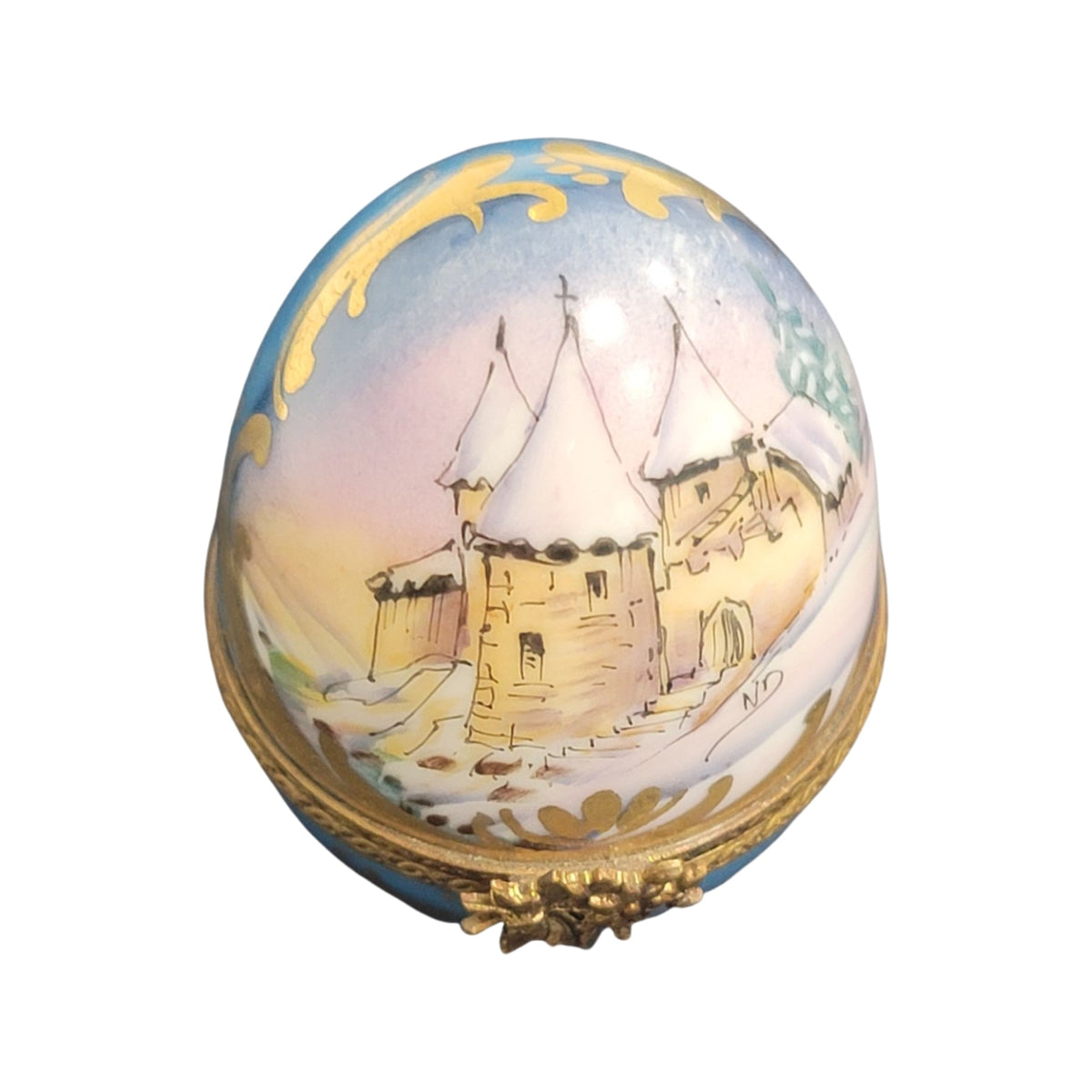 Castle Egg Limoges Box for Collectors, view 5