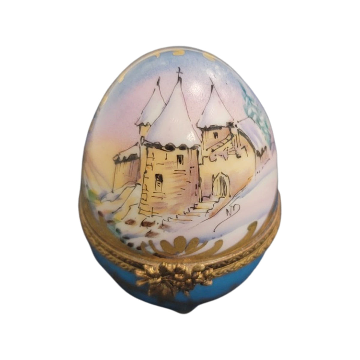 Castle Egg Limoges Box for Collectors, view 7