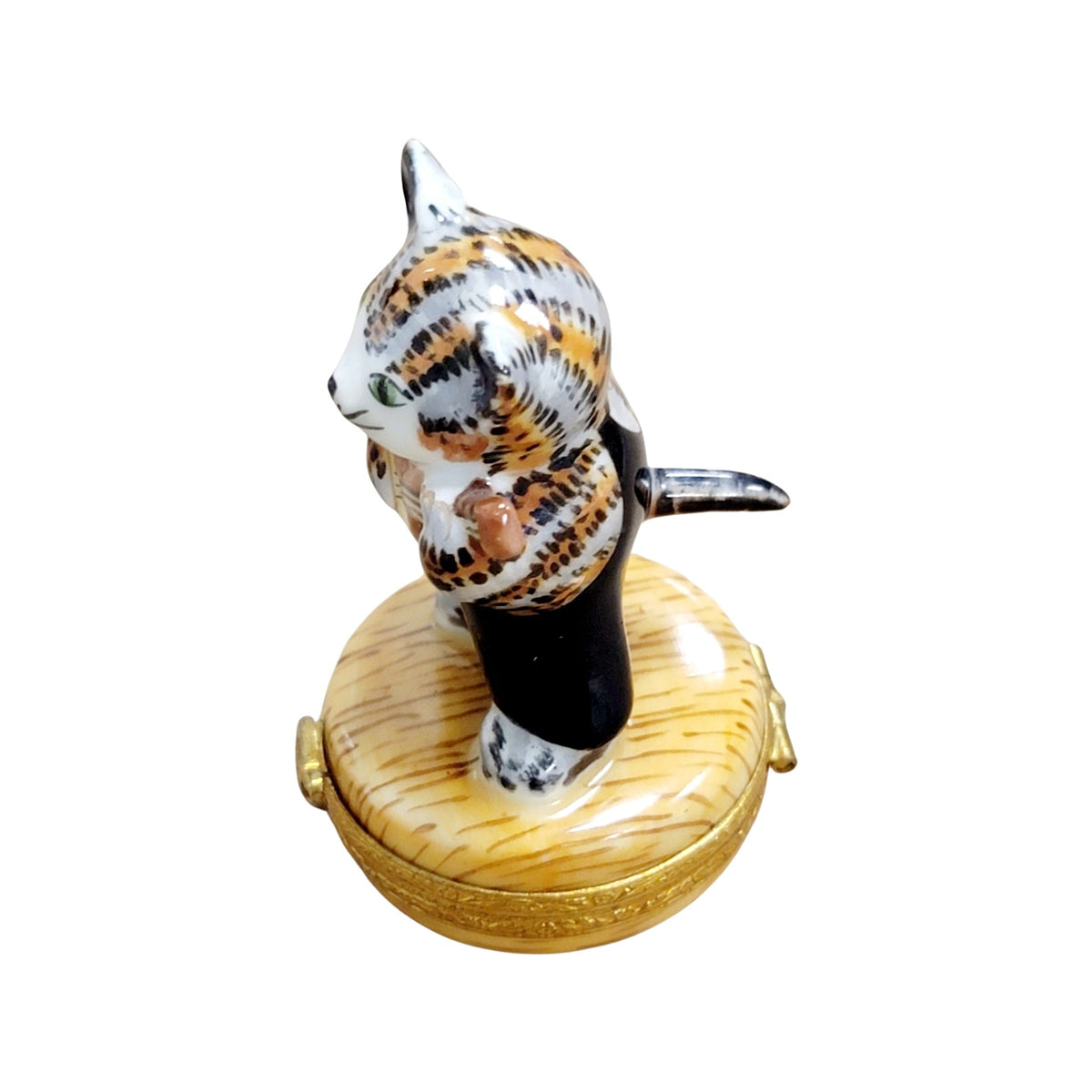 A thoughtful gift for Francophiles: the Cat Playing Guitar Limoges box