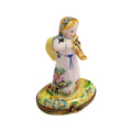 Angel w Violin Garden of Eden Limoges Box Figurine, a hand-painted Limoges porcelain gift