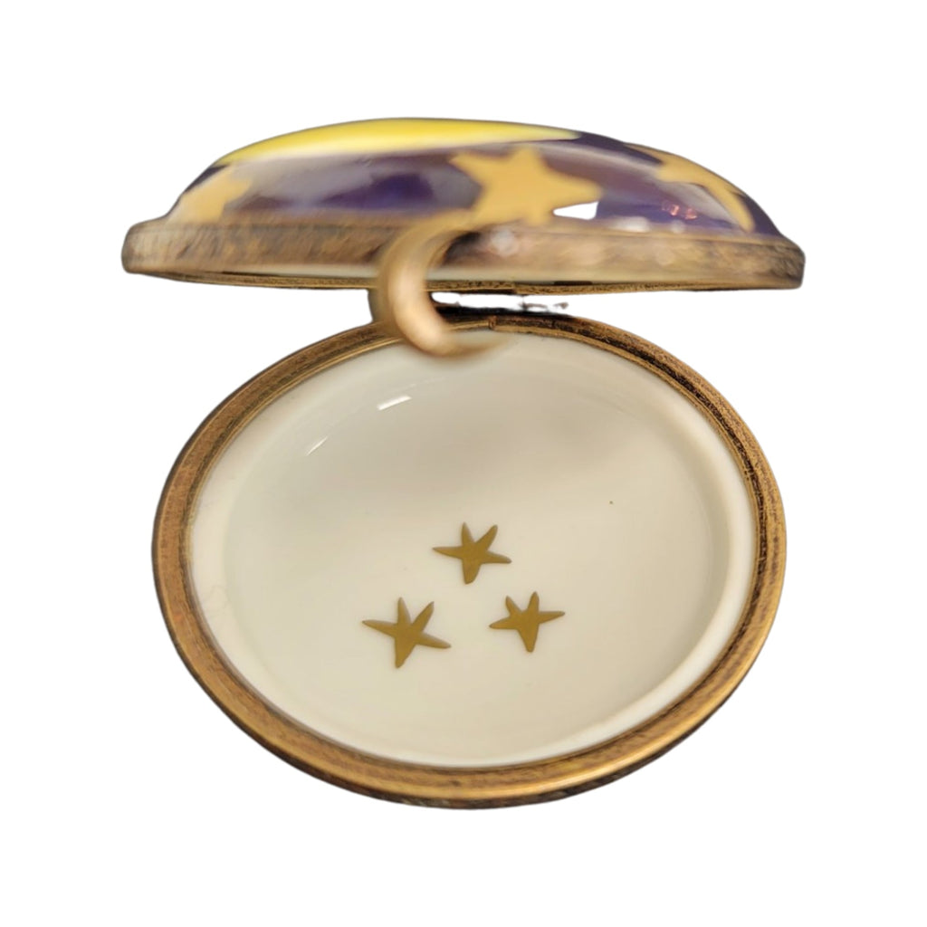 Moon Stars Flat Round, view 2
