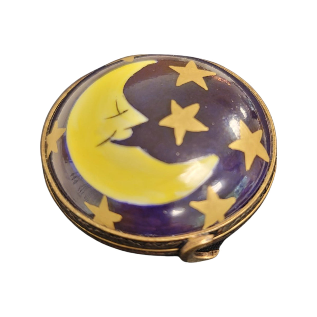 Moon Stars Flat Round, view 4