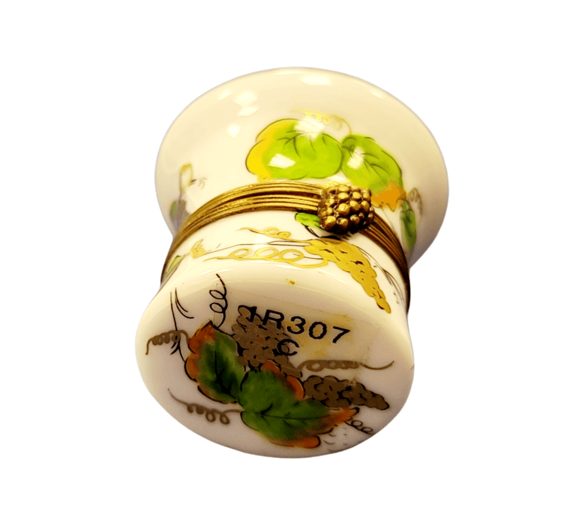 Champagne Bucket Grapes Limoges Box Figurine Collectors, view 5