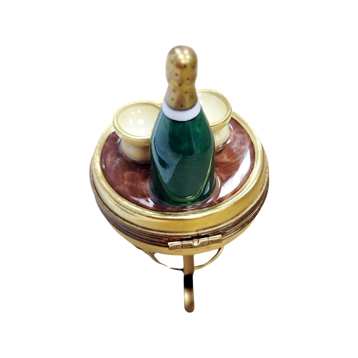 Wine on Table Limoges Box Figurine, view 3