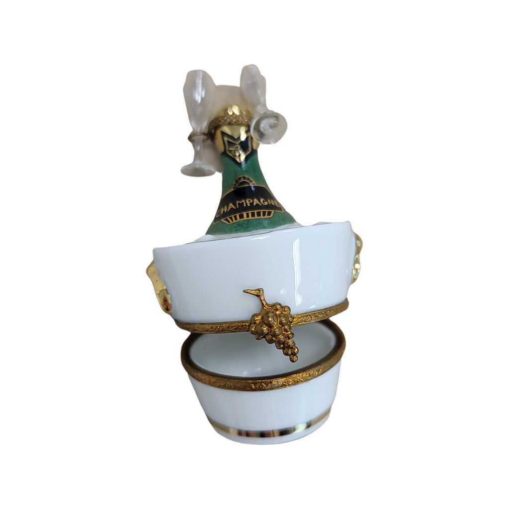 Champagne Bucket Glasses Figurine, view 2