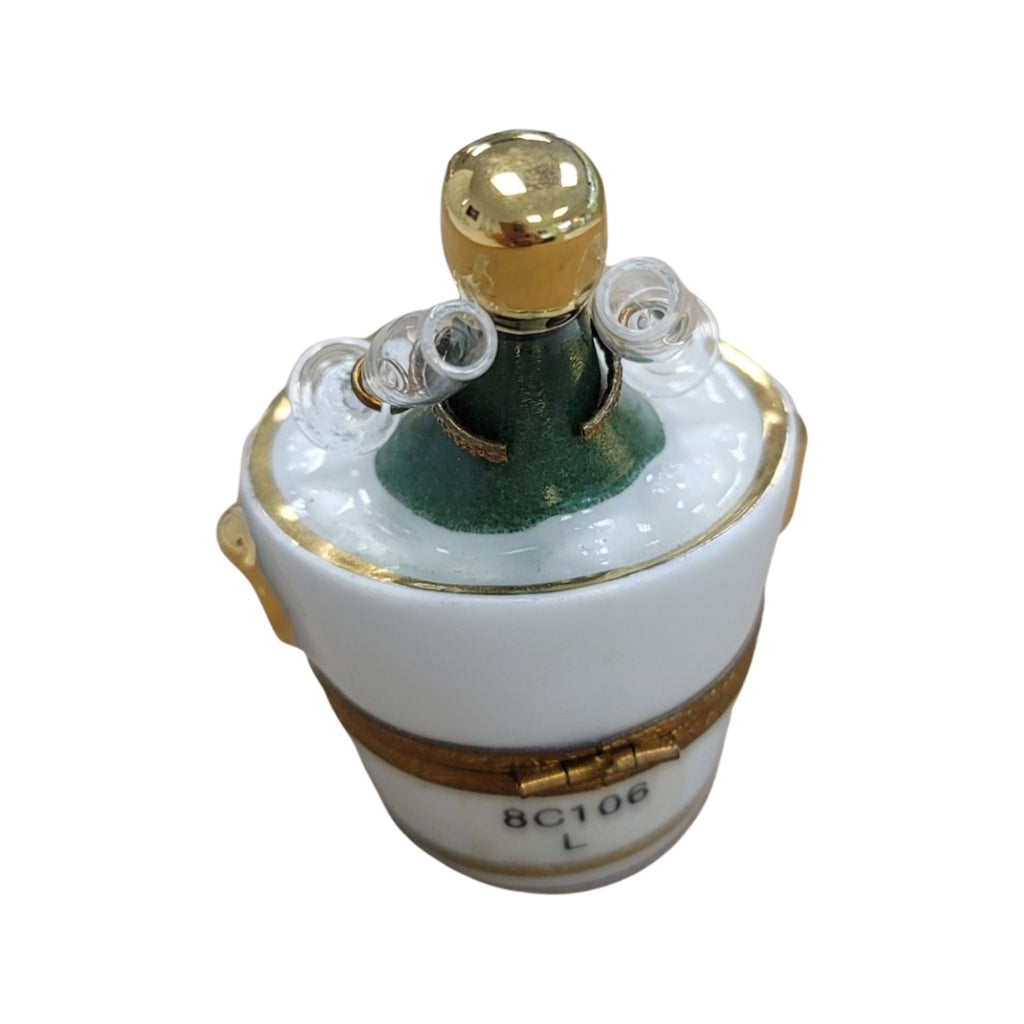 Champagne Bucket Glasses Figurine, view 4
