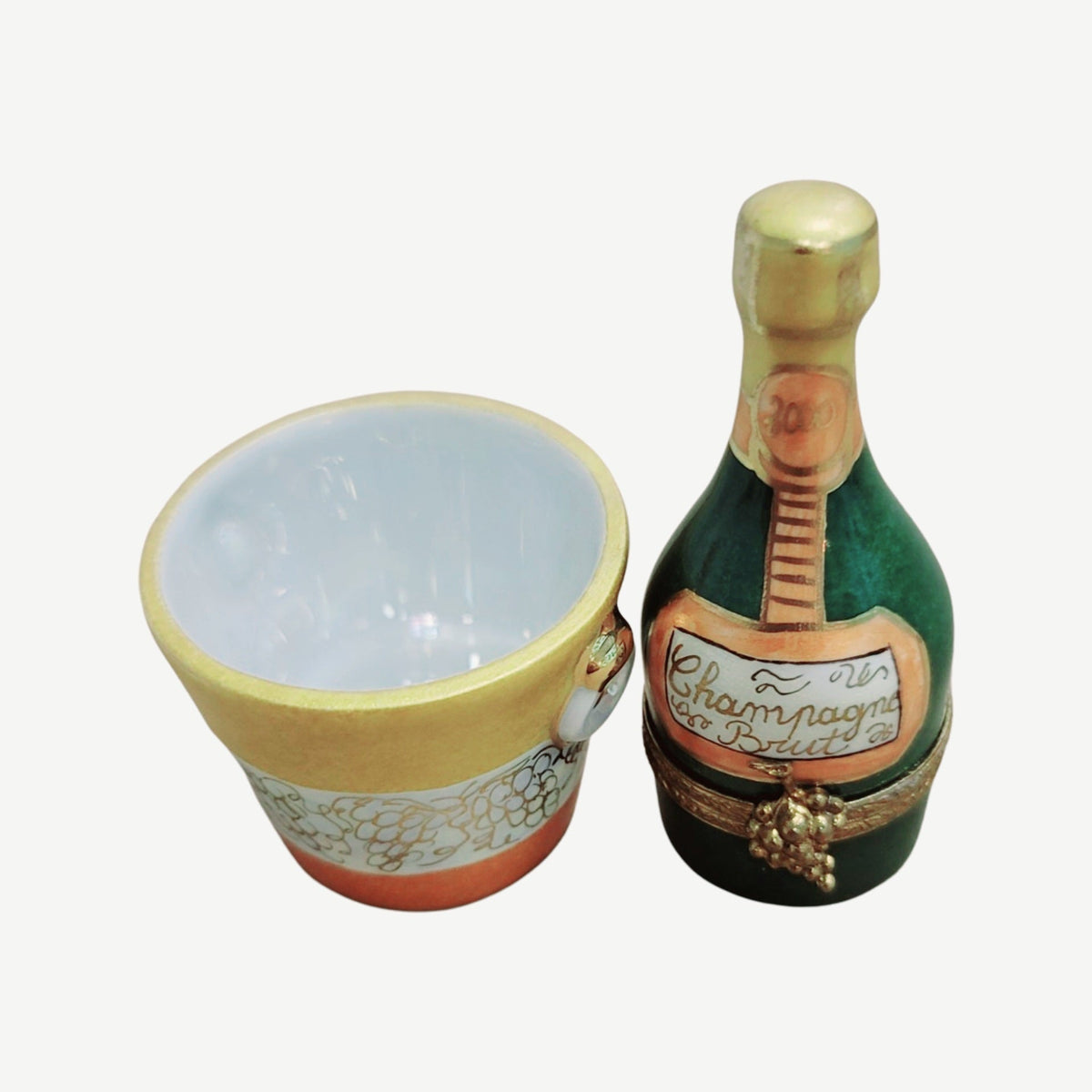 Champagne in Bucket Limoges Box, view 3