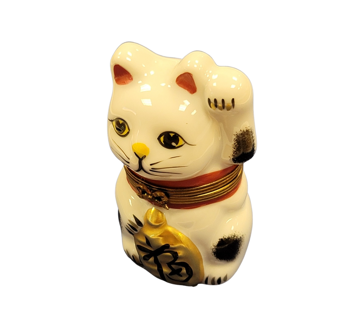 The painter's artistry shows on this Happy China Cat Limoges box