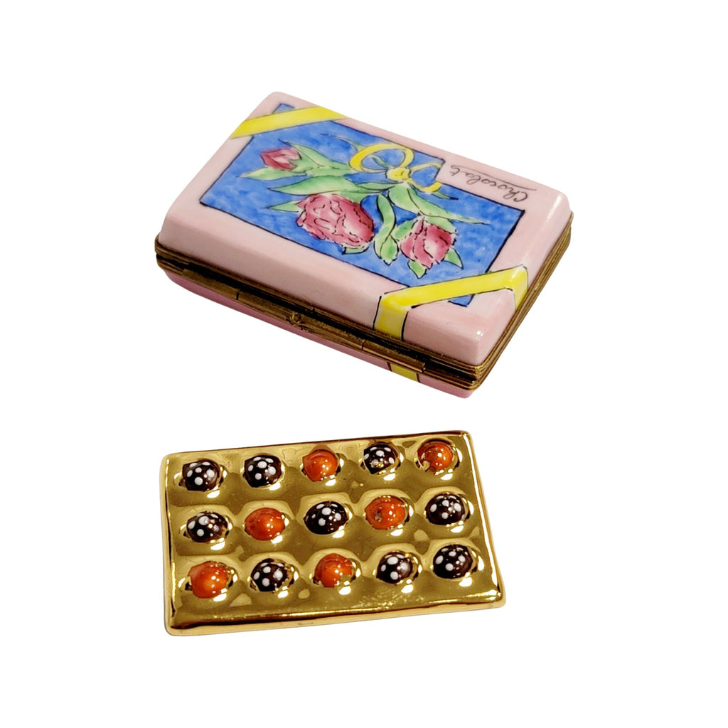 Porcelain Chocolates Cherries Gift Limoges Box, view 3