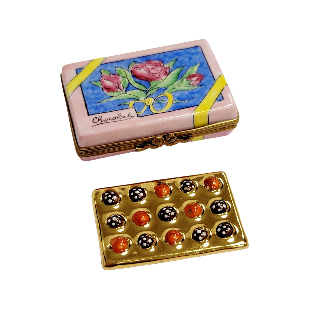 Porcelain Chocolates Cherries Gift Limoges Box, view 4