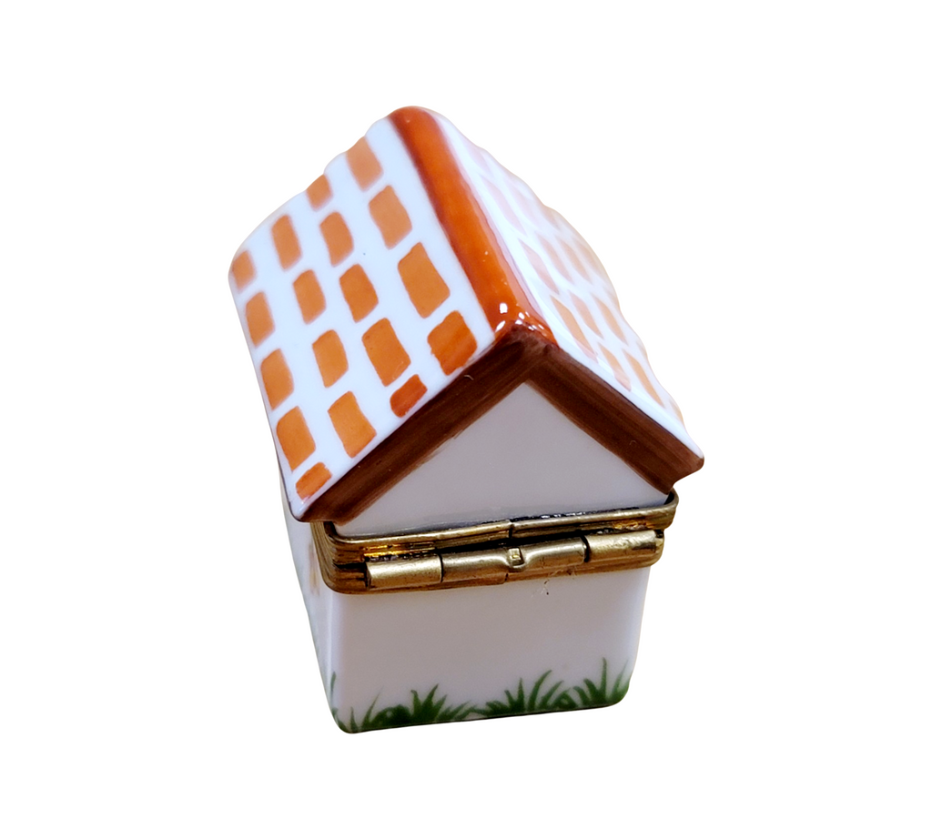 Dog in Dog House Limoges Box Figurine, view 5