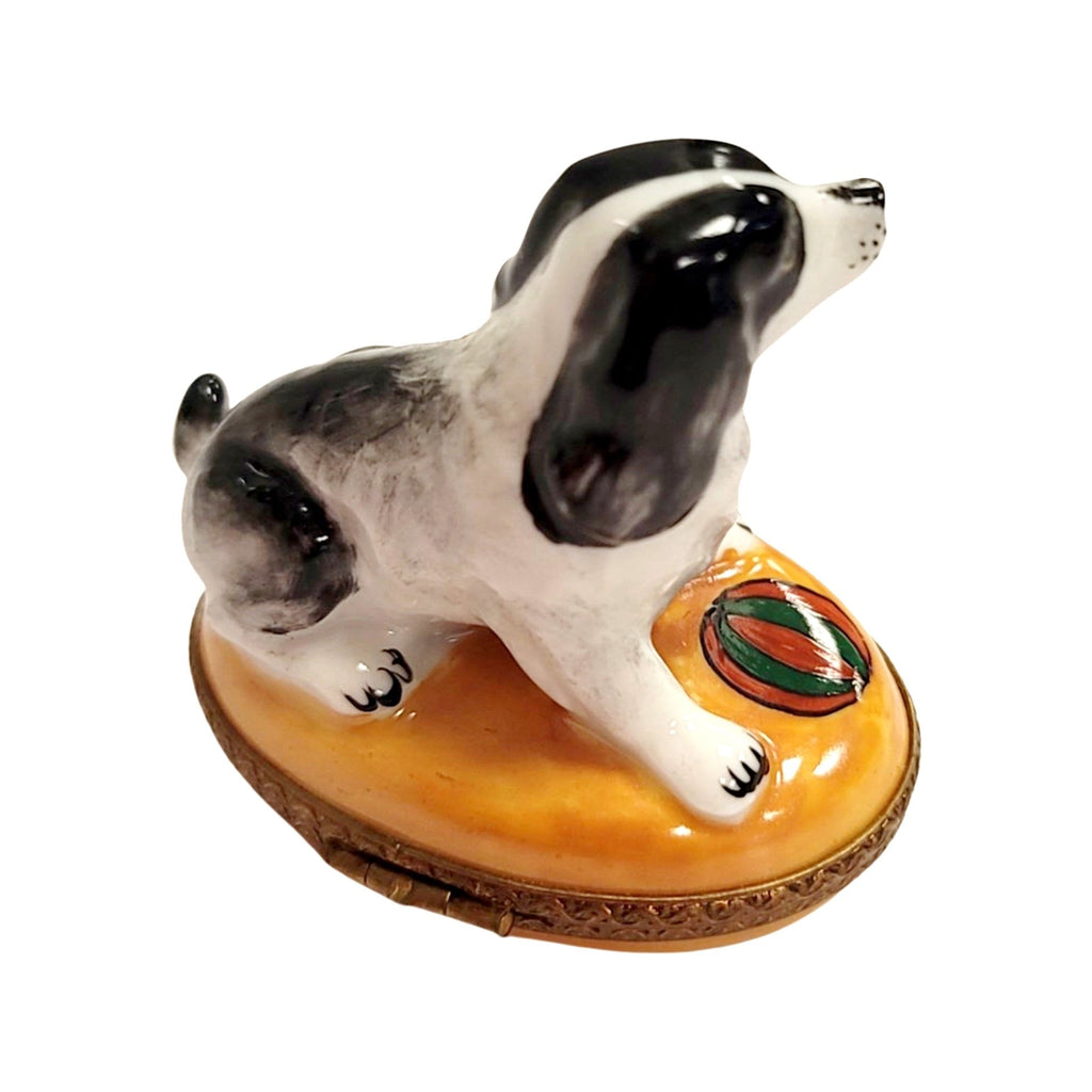 Dog W Ball Limoges Box for Dog Lovers, view 3