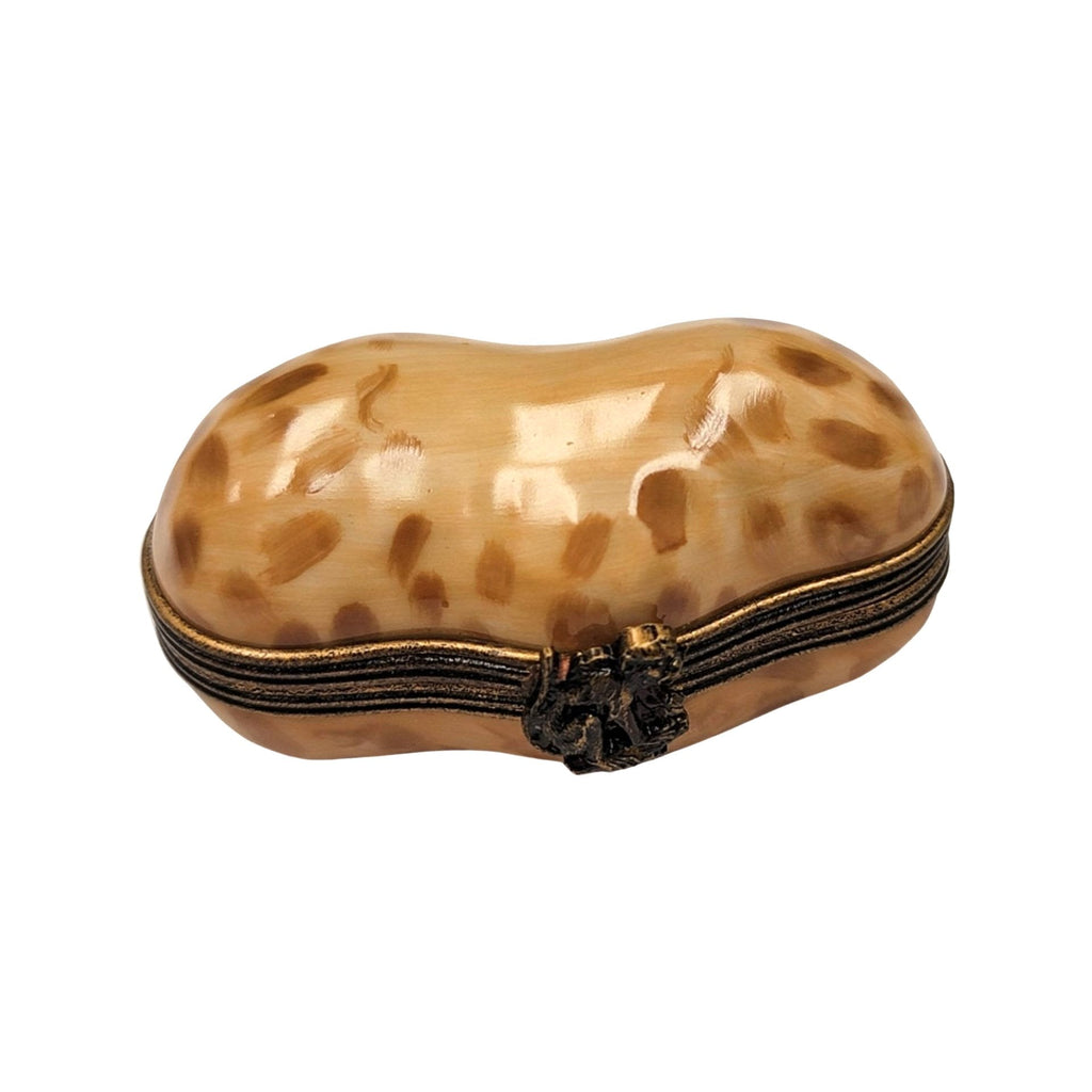 Small Peanut Limoges Box for Collectors, a hand-painted Limoges porcelain gift