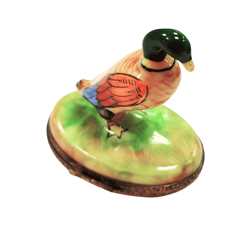 Mallard Duck Limoges Figurine for Home Decor Limoges, view 3