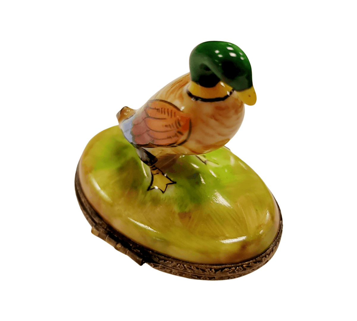 Mallard Duck Limoges Figurine for Home Decor Limoges, view 5