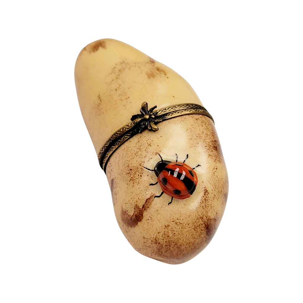 Potato w Lady Bug Limoges Box, a hand-painted Limoges porcelain gift