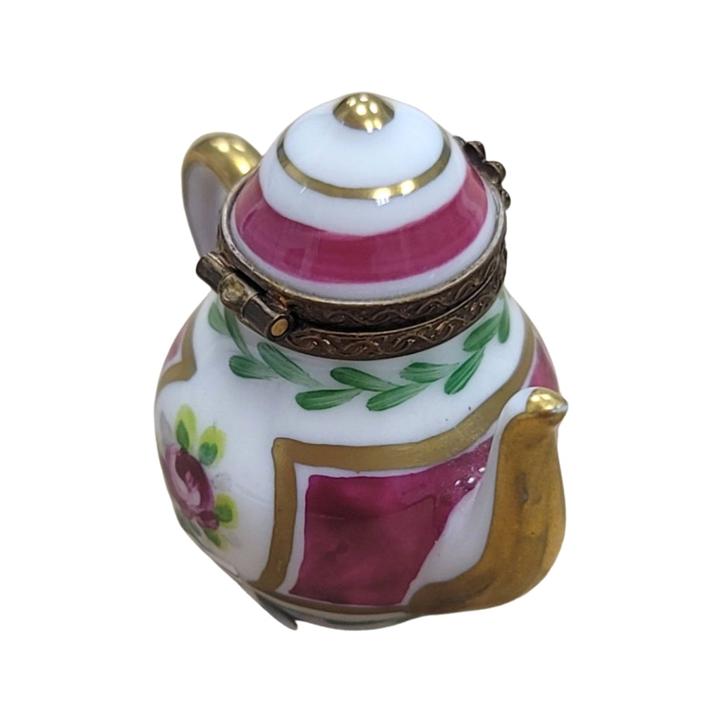 Purple Teapot Limoges Box Figurine, view 4