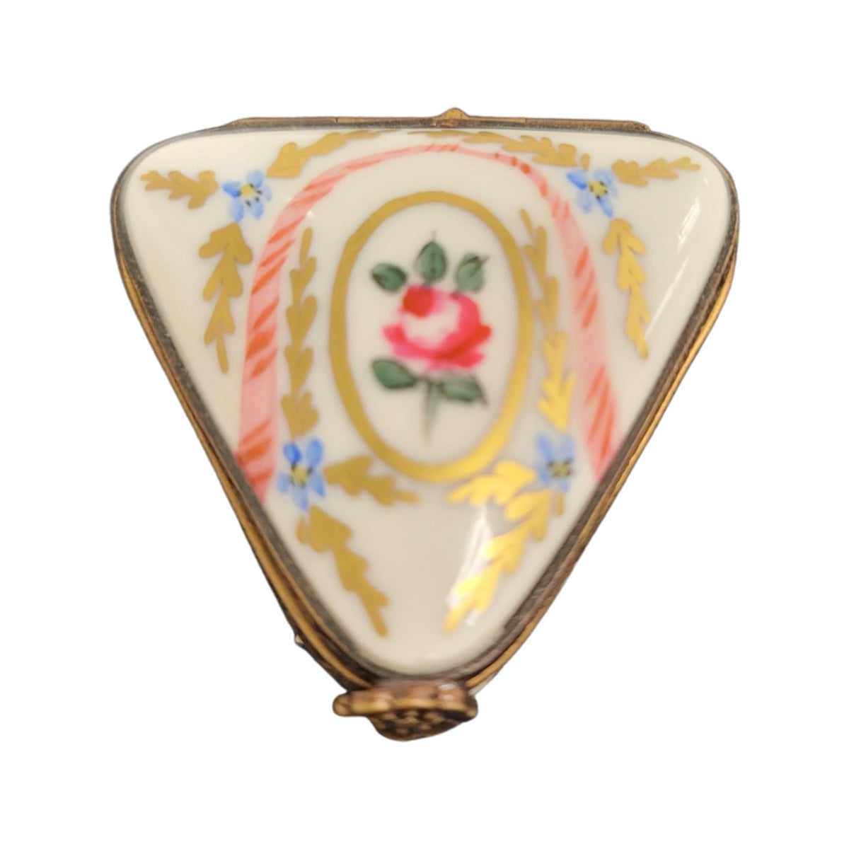 Triangle Limoges Porcelain Box, view 5