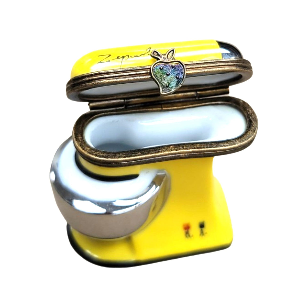 Yellow Mixer Limoges Box Keepsake Gift for Collectors, view 2