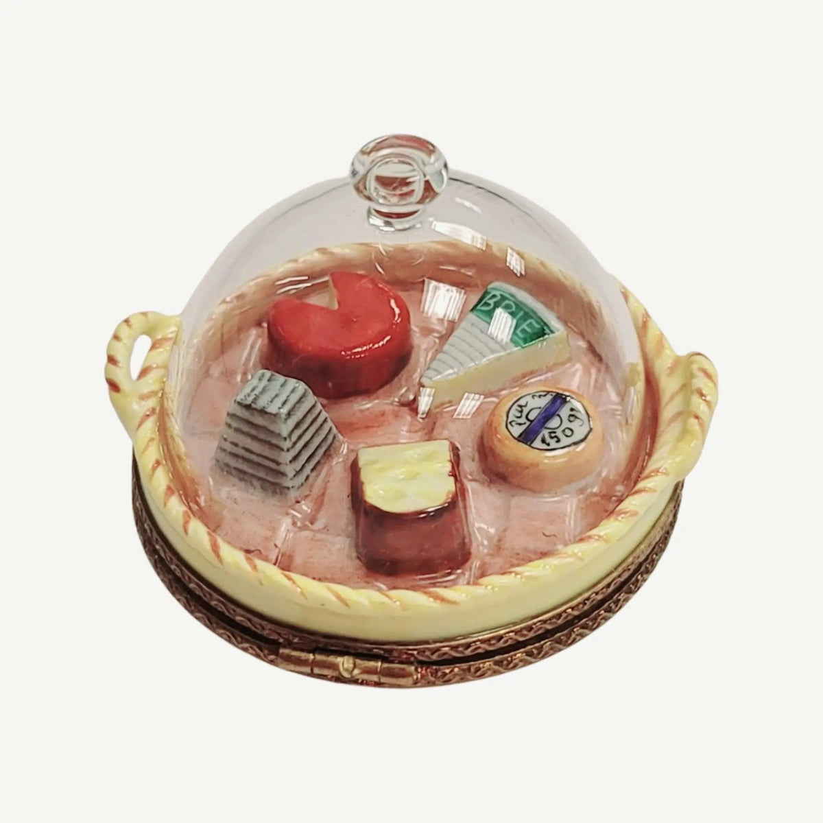 Cheese on Platter Under Dome Limoges, view 8