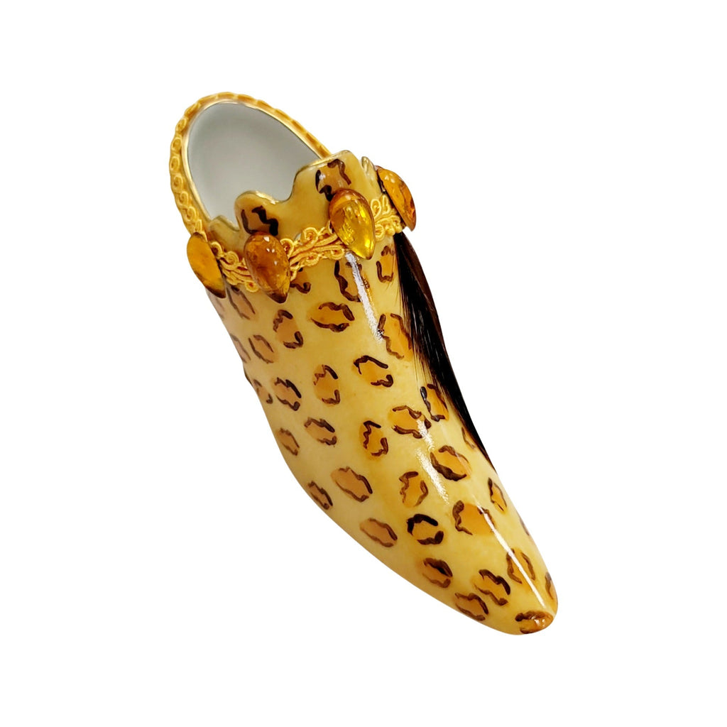 Cheetah Shoe Fashion Figurine Box, view 4