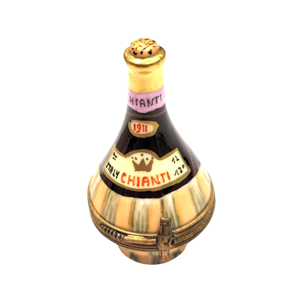 Chianti Wine Italy Limoges Box Gift, a hand-painted Limoges porcelain gift