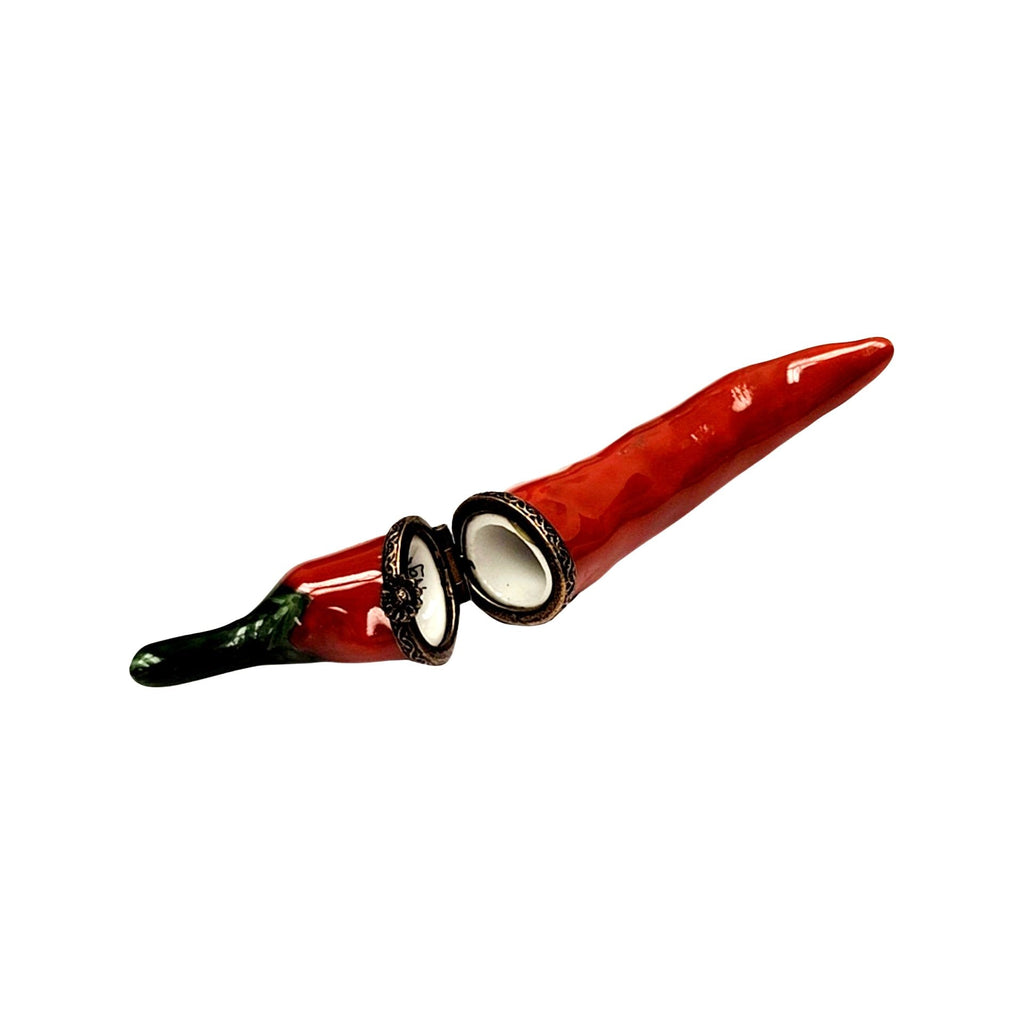 Chili Pepper Porcelain Limoges Porcelain Art Object for Collectors, view 2
