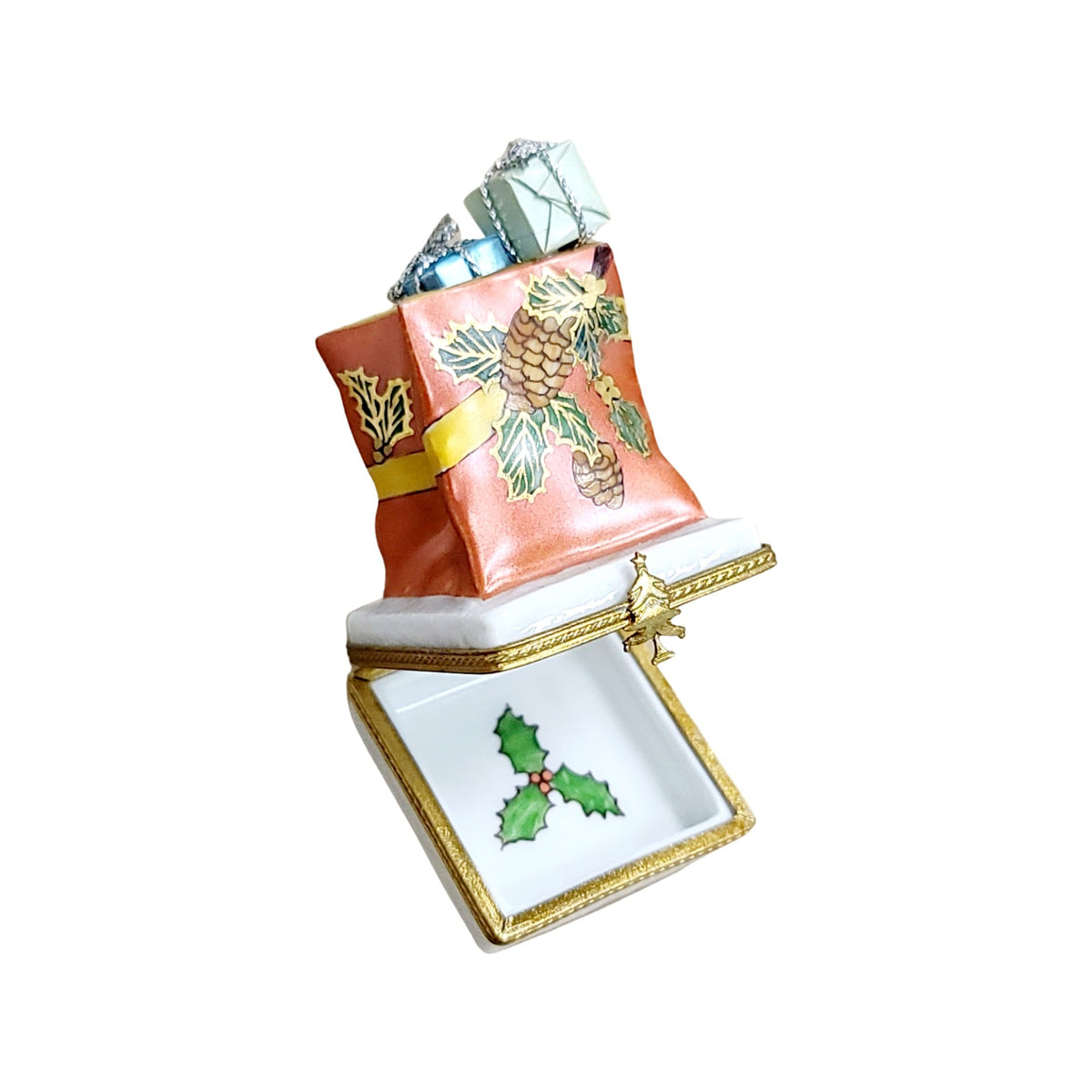 Christmas Bag of Gifts Limoges Box, view 4