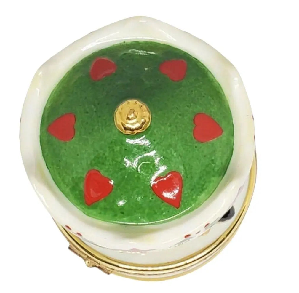 Christmas MerryGoRound Carousel Limoges Box Figurine, view 4