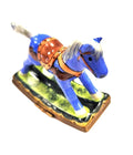 Christmas Rocking Horse Sheriff Limoges Box Figurine, view 5