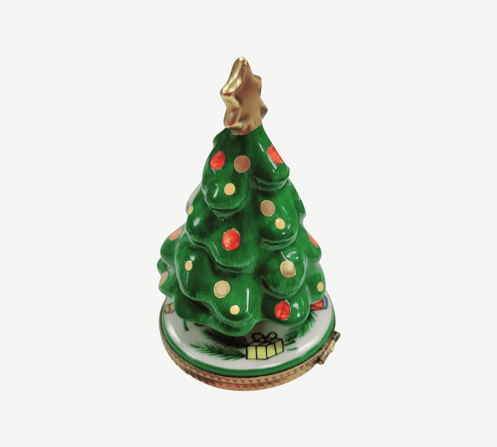 Christmas Tree w Star Limoges Box Figurine, view 3