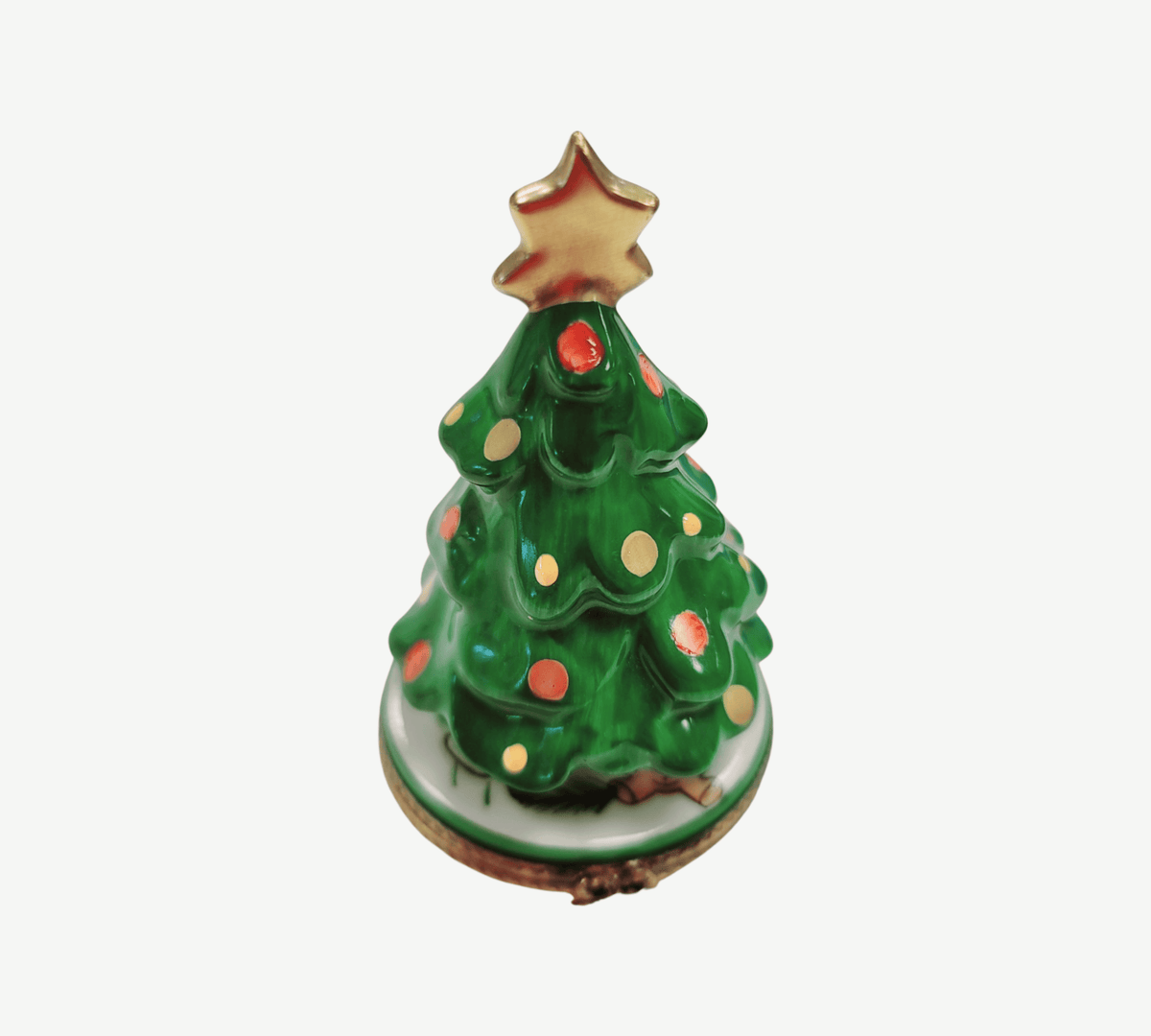 Christmas Tree w Star Limoges Box Figurine, view 4