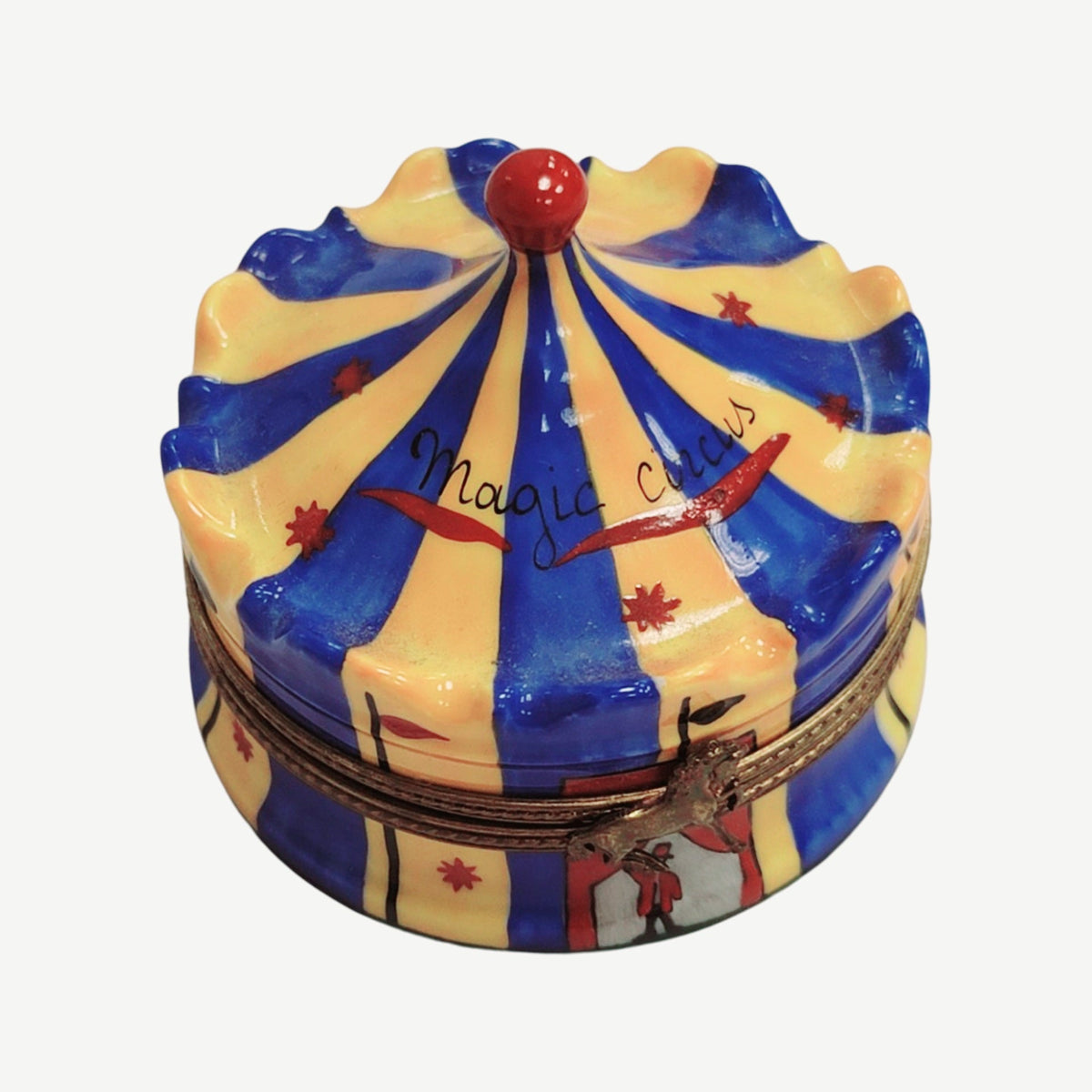 Circus Tent Porcelain Limoges Porcelain Art Object, view 3