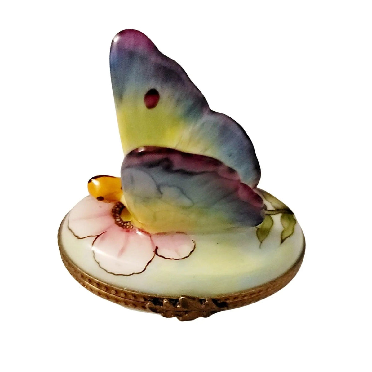 Gift idea for someone who loves France: Butterfly Colorful Limoges box