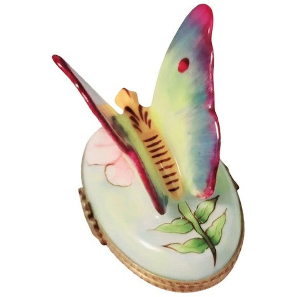 Limoges Boutique presents the Butterfly Colorful, a genuine Limoges box painted by hand in France