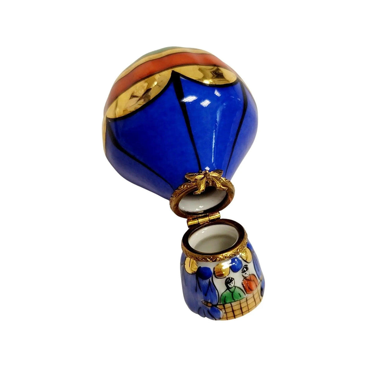The Colorful Hot Air Balloon, a Limoges keepsake with true French charm
