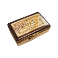Colt 45 Sheriff Badge Western, a hand-painted Limoges porcelain gift